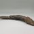 Rapanui. <em>Lizard Figure (Moko Miro)</em>, 19th century. Wood, 15 3/4 x 3 x 2 in. (40 x 7.6 x 5.1 cm). Brooklyn Museum, Museum Expedition 1941, Frank L. Babbott Fund, 41.1277. Creative Commons-BY (Photo: Brooklyn Museum, CUR.41.1277_overall.jpg)