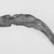 Rapanui. <em>Lizard Figure (Moko Miro)</em>, 19th century. Wood, 15 3/4 x 3 x 2 in. (40 x 7.6 x 5.1 cm). Brooklyn Museum, Museum Expedition 1941, Frank L. Babbott Fund, 41.1277. Creative Commons-BY (Photo: Brooklyn Museum, CUR.41.1277_print_bottom_bw.jpg)