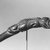 Rapanui. <em>Lizard Figure (Moko Miro)</em>, 19th century. Wood, 15 3/4 x 3 x 2 in. (40 x 7.6 x 5.1 cm). Brooklyn Museum, Museum Expedition 1941, Frank L. Babbott Fund, 41.1277. Creative Commons-BY (Photo: Brooklyn Museum, CUR.41.1277_print_side_bw.jpg)