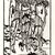 Émile Bernard (French, 1868-1941). <em>The Hanged</em>, 1918. Woodcut printed on laid paper, 11 1/16 x 7 11/16 in. (28.1 x 19.6 cm). Brooklyn Museum, Ella C. Woodward Memorial Fund, 41.217.3 (Photo: Brooklyn Museum, CUR.41.217.3.jpg)