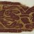 Coptic. <em>Band Fragment with Animal and Botanical Decoration</em>, 4th-5th century C.E. Flax, wool, 17 1/4 x 3 1/4 in. (43.8 x 8.3 cm). Brooklyn Museum, Gift of Pratt Institute, 41.797. Creative Commons-BY (Photo: Brooklyn Museum (in collaboration with Index of Christian Art, Princeton University), CUR.41.797_detail01_ICA.jpg)