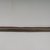 Marquesan. <em>Staff</em>. Wood, 28 3/8 x 1 15/16 x 1 3/8 in. (72 x 5 x 3.5 cm). Brooklyn Museum, By exchange, 42.243.20. Creative Commons-BY (Photo: Brooklyn Museum, CUR.42.243.20_overall.jpg)