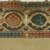Coptic. <em>Band Fragment with Botanical Decoration</em>, 5th century C.E. Flax, wool, 8 1/4 x 44 1/2 in. (21 x 113 cm). Brooklyn Museum, Gift of Pratt Institute, 42.438.5. Creative Commons-BY (Photo: Brooklyn Museum (in collaboration with Index of Christian Art, Princeton University), CUR.42.438.5_ICA.jpg)