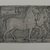 Hans Sebald Beham (German, 1500-1550). <em>Alexander the Great Leading Bucephalos</em>, n.d. Etching, Image: 1 3/4 x 2 7/8 in. (4.4 x 7.3 cm). Brooklyn Museum, Gift of J. Oettinger, 43.117.12 (Photo: Brooklyn Museum, CUR.43.117.12.jpg)