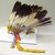 Probably Sioux. <em>Headdress or Feather Bonnet</em>, 20th century. Hide, feathers, beads, ribbon, flannel, pigment, approximate: 19 x 9 x 7 in. (48.3 x 22.9 x 17.8 cm). Brooklyn Museum, Gift of Mrs. Percy Jackson, 43.156.6. Creative Commons-BY (Photo: Brooklyn Museum, CUR.43.156.6_view4.jpg)
