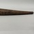 Baule. <em>Replica of Side-blown Horn</em>, 20th century. Wood, 8 1/4 x 1 9/16in. (21 x 4cm). Brooklyn Museum, Gift of Arthur Wiesenberger, 43.177.15. Creative Commons-BY (Photo: Brooklyn Museum, CUR.43.177.15_overall05.jpg)