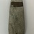 Mound Builder. <em>Celt Pendant</em>. Stone, 4 × 1 3/8 × 3/8 in. (10.2 × 3.5 × 1 cm). Brooklyn Museum, Anonymous gift in memory of Dr. Harlow Brooks, 43.201.96.21. Creative Commons-BY (Photo: Brooklyn Museum photogaph, CUR.43.201.96.21_back.JPG)