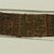 Wari. <em>Headband or Belt?</em>, 600-1000. Cotton, camelid fiber, 1 15/16 x 36 5/8 in. (5 x 93 cm). Brooklyn Museum, Henry L. Batterman Fund, 43.68. Creative Commons-BY (Photo: Brooklyn Museum, CUR.43.68.jpg)