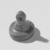  <em>Button Seal</em>. Steatite, Base: 7/8 x 13/16 in. (2.2 x 2.1 cm). Brooklyn Museum, Charles Edwin Wilbour Fund, 44.123.121. Creative Commons-BY (Photo: , CUR.44.123.121_NegID_35.1108GRPB_print_cropped_bw.jpg)