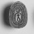  <em>Motto Scarab</em>, ca. 1630-1539 B.C.E. Steatite, glaze, 9/16 x 3/8 in. (1.4 x 1 cm). Brooklyn Museum, Charles Edwin Wilbour Fund, 44.123.162. Creative Commons-BY (Photo: Brooklyn Museum, CUR.44.123.162_neg44.123.115_grpB_print_cropped_bw.jpg)