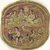 Coptic. <em>Tapestry Roundel</em>, 5th century C.E. Linen, wool, 4 11/16 x Diam. 4 1/2 in. (11.9 x 11.5 cm). Brooklyn Museum, Charles Edwin Wilbour Fund, 44.143c. Creative Commons-BY (Photo: Brooklyn Museum (in collaboration with Index of Christian Art, Princeton University), CUR.44.143C_ICA.jpg)