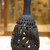  <em>Bottle with Openwork Shell</em>, ca. 1075-712 B.C.E. Egyptian blue, 6 11/16 x greatest diam. 2 15/16 in. (17 x 7.5 cm). Brooklyn Museum, Charles Edwin Wilbour Fund, 44.175. Creative Commons-BY (Photo: Brooklyn Museum, CUR.44.175_wwg8.jpg)