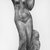  <em>Statuette of Aphrodite Anadyomene</em>, late 2nd century B.C.E. Faience, 14 3/16 x Diam. 4 1/4 in. (36 x 10.8 cm). Brooklyn Museum, Charles Edwin Wilbour Fund, 44.7. Creative Commons-BY (Photo: Brooklyn Museum, CUR.44.7_NegB_print_bw.jpg)