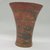 Wari. <em>Goblet or Kero cup</em>, 600-1000. Ceramic, pigment, 7 1/8 x 5 7/8 x 6 in. (18.1 x 14.9 x 15.2 cm). Brooklyn Museum, Henry L. Batterman Fund, 44.98. Creative Commons-BY (Photo: Brooklyn Museum, CUR.44.98_view2.jpg)