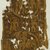 Coptic. <em>Fragment with Figural and Animal Decoration</em>, 6th century C.E. Linen, wool, 8 x 16 in. (20.3 x 40.6 cm). Brooklyn Museum, Gift of John D. Cooney, 45.142. Creative Commons-BY (Photo: Brooklyn Museum (in collaboration with Index of Christian Art, Princeton University), CUR.45.142_ICA.jpg)