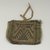 Hochunk. <em>Twined Medicine Bag with Thunderbird Design</em>. Bison wool, nettle fiber, yarn, 12.8 x 18 cm / 5 x 7 in. Brooklyn Museum, By exchange, 46.100.32. Creative Commons-BY (Photo: Brooklyn Museum, CUR.46.100.32_view2.jpg)
