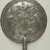 Coptic. <em>Flabellum</em>, late 8th-early 9th century C.E. Silver, Other: 8 15/16in. (22.7cm). Brooklyn Museum, Charles Edwin Wilbour Fund, 46.126.2. Creative Commons-BY (Photo: Brooklyn Museum (in collaboration with Index of Christian Art, Princeton University), CUR.46.126.2_detail02_ICA.jpg)