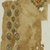 Coptic. <em>Fragment with Botanical Decoration</em>, 6th-7th century C.E. Linen, wool, 10 1/4 x 7 5/16 in. (26 x 18.5 cm). Brooklyn Museum, Gift of Pratt Institute, 46.157.9. Creative Commons-BY (Photo: Brooklyn Museum (in collaboration with Index of Christian Art, Princeton University), CUR.46.157.9_ICA.jpg)