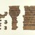 Aramaic. <em>Aramaic Papyrus</em>, Oct. 1, 399 B.C.E. Papyrus, ink, Overall: 5 1/16 × 9 1/2 in. (12.8 × 24.2 cm). Brooklyn Museum, Bequest of Theodora Wilbour from the collection of her father, Charles Edwin Wilbour, 47.218.151 (Photo: Brooklyn Museum, CUR.47.218.151_front_IMLS_PS5.jpg)