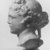  <em>Marble Head, Probably a Goddess</em>, 69-96 C.E. Marble, 7 1/16 × 4 1/2 × 5 11/16 in. (18 × 11.5 × 14.5 cm). Brooklyn Museum, Gift of Mrs. Leo R. Healy, 47.69. Creative Commons-BY (Photo: Brooklyn Museum, CUR.47.69_NegF_print_bw.jpg)