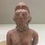  <em>Maya Figurine</em>. Clay, 6 1/4 × 2 7/8 × 3 7/8 in. (15.9 × 7.3 × 9.8 cm). Brooklyn Museum, 48.2.1. Creative Commons-BY (Photo: Brooklyn Museum, CUR.48.2.1_detail.jpg)