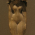  <em>Female Figurine</em>, ca. 1938-1539 B.C.E. Limestone, pigment, 4 5/8 x 1 7/8 in. (11.8 x 4.7 cm). Brooklyn Museum, Charles Edwin Wilbour Fund, 48.25. Creative Commons-BY (Photo: Brooklyn Museum, CUR.48.25_erg456.jpg)