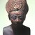  <em>Amunhotep III</em>, ca. 1390-1352 B.C.E. Wood, gold leaf, glass, pigment, Total height: 10 3/8 in. (26.3 cm). Brooklyn Museum, Charles Edwin Wilbour Fund, 48.28. Creative Commons-BY (Photo: Brooklyn Museum, CUR.48.28.jpg)