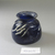 Egyptian. <em>Small Dark blue Translucent Vessel</em>, 6th-8th century C.E. Glass, 2 3/16 x Diam. 2 11/16 in. (5.5 x 6.8 cm). Brooklyn Museum, Gift of Mrs. Lawrence Coolidge and Mrs. Robert Woods Bliss, and the Charles Edwin Wilbour Fund, 48.66.12. Creative Commons-BY (Photo: Brooklyn Museum, CUR.48.66.12_view1.jpg)