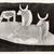 Ewald Mataré (German, 1887-1965). <em>Cattle</em>, 1928. Woodcut, touched with red pastel pencil on course Japan paper, 8 1/16 x 10 3/8 in. (20.5 x 26.4 cm). Brooklyn Museum, Caroline A.L. Pratt Fund, 49.102.2. © artist or artist's estate (Photo: Brooklyn Museum, CUR.49.102.2.jpg)