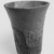  <em>Cup from a Relief-Decorated Chalice</em>, ca. 1070 B.C.E.–718 B.C.E. Faience, Height: 3 7/8 in. (9.9 cm). Brooklyn Museum, Charles Edwin Wilbour Fund, 49.133. Creative Commons-BY (Photo: , CUR.49.133_NegG_print_bw.jpg)