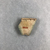  <em>Necklace Terminal in Form of Lotus</em>. Faience, 1 3/8 × 1 7/16 × 1/4 in. (3.5 × 3.6 × 0.6 cm). Brooklyn Museum, Charles Edwin Wilbour Fund, 49.13. Creative Commons-BY (Photo: , CUR.49.13_view05.jpg)