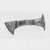  <em>Two Halves of a Knife Handle</em>, ca. 1294-1279 B.C.E. Bronze, copper, gold, 2 1/16 x 4 13/16 in. (5.3 x 12.3 cm). Brooklyn Museum, Charles Edwin Wilbour Fund, 49.167a-b. Creative Commons-BY (Photo: , CUR.49.167_print_negB_bw.jpg)