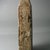  <em>Obelisk of a Woman</em>. Limestone, 9 3/16 x 1 7/8 x 2 1/8 in. (23.4 x 4.7 x 5.4 cm). Brooklyn Museum, Gift of Albert Gallatin, 50.169. Creative Commons-BY (Photo: Brooklyn Museum, CUR.50.169_view5.jpg)