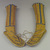 Apache (possibly Mescalero). <em>High Beaded Boots</em>, 19th century. Hide, rawhide, beads, 12 1/4 x 4 1/2 x 9 1/2 in. (31.1 x 11.4 x 24.1 cm). Brooklyn Museum, Henry L. Batterman Fund and Frank Sherman Benson Fund, 50.67.25a-b. Creative Commons-BY (Photo: Brooklyn Museum, CUR.50.67.25a-b_view1.jpg)