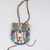 Plains (Eastern). <em>Beaded Pouch</em>, late 19th century. Hide, beads, 3 1/4 x 2 3/4 in. (8.3 x 7 cm). Brooklyn Museum, Henry L. Batterman Fund and the Frank Sherman Benson Fund, 50.67.40. Creative Commons-BY (Photo: Brooklyn Museum, CUR.50.67.40_view1.jpg)