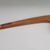 Chippewa (Anishinaabe) (probably). <em>Ball-headed War Club</em>, early 19th century. Wood, pigment, 6 1/2 × 3 1/2 × 29 9/16 in. (16.5 × 8.9 × 75.1 cm). Brooklyn Museum, Henry L. Batterman Fund and the Frank Sherman Benson Fund, 50.67.83. Creative Commons-BY (Photo: , CUR.50.67.83_view01.jpg)