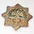  <em>Star Shaped Tile</em>, 13th century. Overglaze painting, 9/16 x 8 1/4 in. (1.5 x 21 cm). Brooklyn Museum, Anonymous gift, 51.105.1. Creative Commons-BY (Photo: Brooklyn Museum, CUR.51.105.1.jpg)