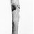 Ancient Near Eastern. <em>Female Figure</em>, ca. 1700 B.C.E. Terracotta, unglazed, 1 1/4 x 1 x 4 7/8 in. (3.1 x 2.5 x 12.4 cm). Brooklyn Museum, Gift of Dr. Florence Day, 51.117. Creative Commons-BY (Photo: Brooklyn Museum, CUR.51.117_NegD_print_bw.jpg)