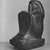 Egyptian. <em>Block Statue of Harsiese, a Priest of Amun and Min</em>, ca. 712-653 B.C.E. Basalt, Height: 12 1/8 in. (30.8 cm). Brooklyn Museum, Gift of Charles Pratt, 51.15. Creative Commons-BY (Photo: Brooklyn Museum, CUR.51.15_NegC_print_bw.jpg)