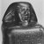 Egyptian. <em>Block Statue of Harsiese, a Priest of Amun and Min</em>, ca. 712-653 B.C.E. Basalt, Height: 12 1/8 in. (30.8 cm). Brooklyn Museum, Gift of Charles Pratt, 51.15. Creative Commons-BY (Photo: Brooklyn Museum, CUR.51.15_NegF_print_bw.jpg)