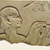 Egyptian. <em>Hairdressing Scene</em>, ca. 2008-1957 B.C.E. Limestone, pigment, 5 3/16 x 9 5/8 in. (13.2 x 24.5 cm). Brooklyn Museum, Charles Edwin Wilbour Fund, 51.231. Creative Commons-BY (Photo: Brooklyn Museum, CUR.51.231.jpg)