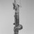 An Ntem River Valley Master. <em>Reliquary Guardian Figure (Eyema-o-Byeri)</em>, mid-18th to mid-19th century. Wood, iron, 23 × 5 3/4 × 5 in. (58.4 × 14.6 × 12.7 cm). Brooklyn Museum, Frank L. Babbott Fund, 51.3. Creative Commons-BY (Photo: Brooklyn Museum, CUR.51.3_print_side1_bw.jpg)