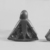  <em>Earrings in Form of Pendant Lotus Flowers</em>, ca. 1539-1190 B.C.E. Glass, 1 5/16 x 1 5/16 in. (3.3 x 3.3 cm). Brooklyn Museum, Anonymous gift, 52.149a-b. Creative Commons-BY (Photo: , CUR.52.149a_NegID_50.92a-bGRPA_print_cropped_bw.jpg)