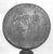  <em>Votive Mirror</em>, ca. 200 B.C.E. Bronze, wood, Disk: 6 7/8 x 7 5/8 in. (17.5 x 19.4 cm). Brooklyn Museum, Charles Edwin Wilbour Fund, 52.73. Creative Commons-BY (Photo: Brooklyn Museum, CUR.52.73_print_negC_bw.jpg)