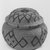 Possibly Zulu. <em>Basket with Cover</em>, 19th century. Vegetable fiber, lid: 5 1/2 x 7 3/8 in. (14 x 18.7 cm). Brooklyn Museum, Bequest of Mrs. George Hadden, 52.80.3a-b. Creative Commons-BY (Photo: Brooklyn Museum, CUR.52.80.3a-b_print_bw.jpg)