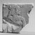  <em>Relief of a Queen or Goddess</em>, ca. 664-610 B.C.E. Limestone, 3 3/8 x 3 7/16 x 11/16 in. (8.5 x 8.8 x 1.7 cm). Brooklyn Museum, Charles Edwin Wilbour Fund, 53.80. Creative Commons-BY (Photo: Brooklyn Museum, CUR.53.80_NegA_print_bw.jpg)