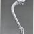 Achaemenid. <em>Vessel Handle in Form of Lion</em>, ca. 410 B.C.E. Silver, Length: 4 15/16 in. (12.5 cm). Brooklyn Museum, Charles Edwin Wilbour Fund, 54.50.42. Creative Commons-BY (Photo: Brooklyn Museum, CUR.54.50.42_side_negB_print_bw.jpg)