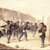Unknown. <em>Civil War Scene</em>, ca. 1861-1866. Oil on canvas, 17 11/16 x 29 1/16 in. (45 x 73.8 cm). Brooklyn Museum, Dick S. Ramsay Fund, 55.90 (Photo: Brooklyn Museum, CUR.55.90.jpg)