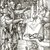 Albrecht Dürer (German, 1471-1528). <em>Christ Before Caiaphas</em>, 1509-1511; edition of 1511. Woodcut on laid paper, Sheet: 5 3/16 x 4 in. (13.2 x 10.2 cm). Brooklyn Museum, Gift of Mrs. Howard M. Morse, 56.105.14 (Photo: Brooklyn Museum, CUR.56.105.14.jpg)