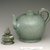  <em>Ewer with Cover</em>, first half 12th century. Stoneware with underglaze slip decoration and celadon glaze, 9 7/8 x 9 1/2 x 5 1/2 in. (25.1 x 24.1 x 14 cm). Brooklyn Museum, Gift of Mrs. Darwin R. James III, 56.138.1a-b. Creative Commons-BY (Photo: Brooklyn Museum (in collaboration with National Research Institute of Cultural Heritage, , CUR.56.138.1a-b_side_view3_Heon-Kang_photo_NRICH.jpg)